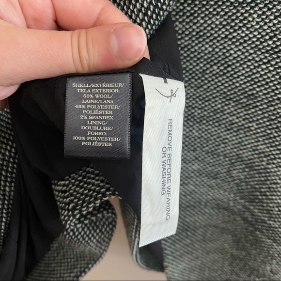 Ann Taylor Asymmetrical Wool Blazer Jacket - Picture 5 of 16